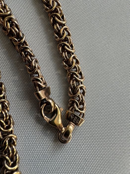 Lant model Bizantin din argint placat cu auriu