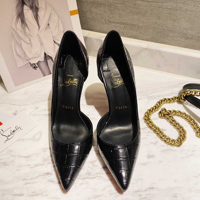 Pantofi dama Christian Louboutin Iriza Crocodile, marimi 35-40