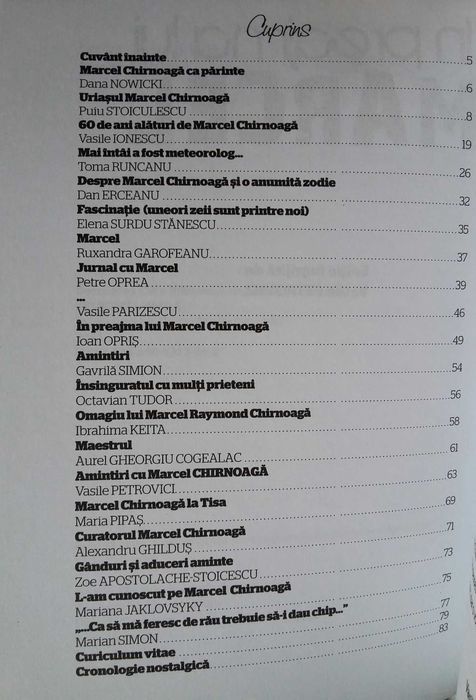 Memorii: In preajma lui Marcel