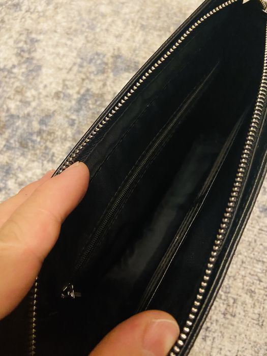 Кожаная барсетка