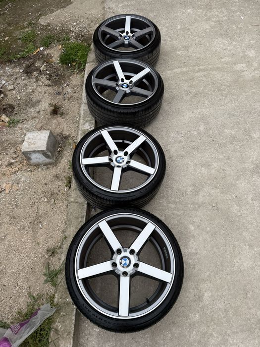 Jante R19 5x120 Vossen CV3 style 8.5J / 9.5J + anvelope