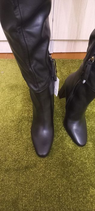 Сапоги 39 размер кожа Турция