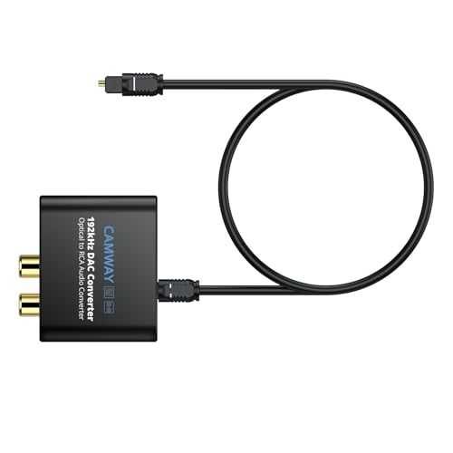 DAC конвертор CAMWAY SPDIF/Toslink към RCA аудио