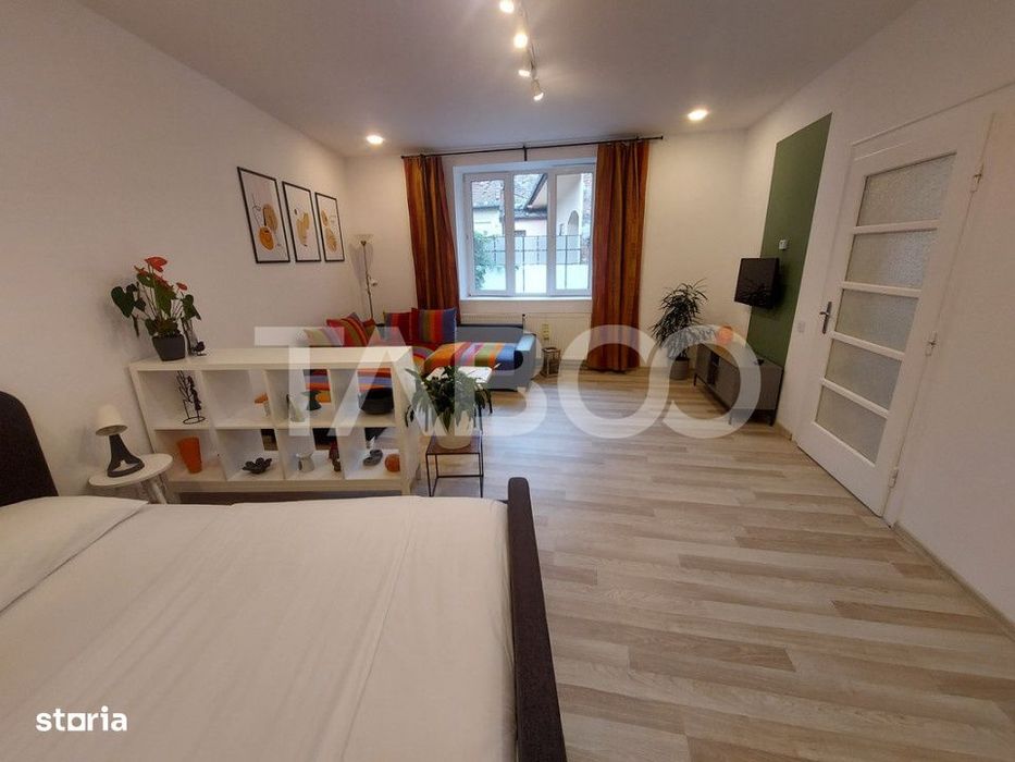 Garsoniera de vanzare 43 mpu pivnita zona Orasul de Jos din Sibiu — fotografia 2