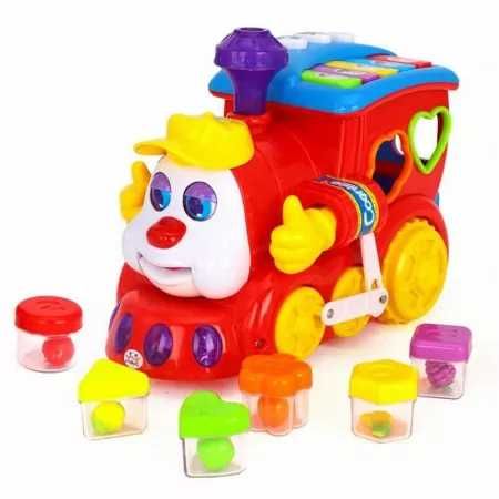 Trenuleț cu sunete și lumini Hola Toys