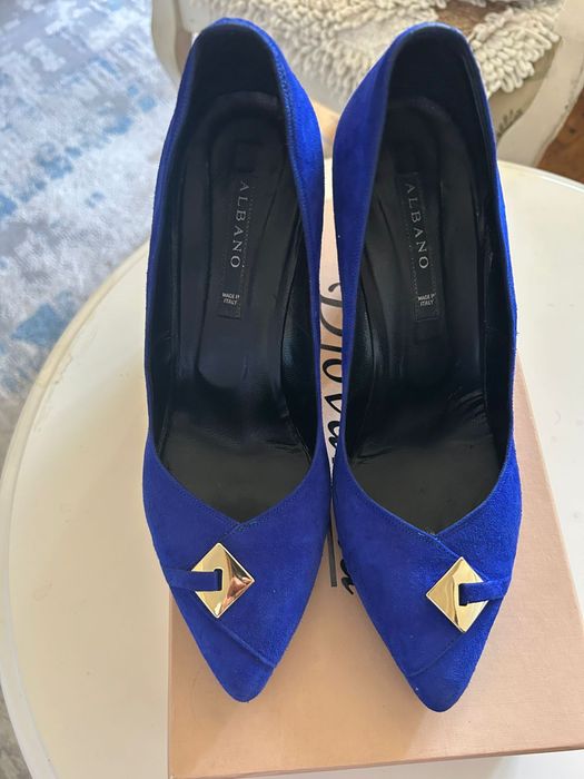Туфли синие Albano 38-39 размер