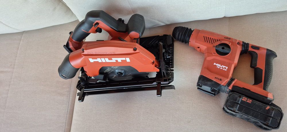 Hilti set scule circular, rotopercutor pe acumulator Nuron