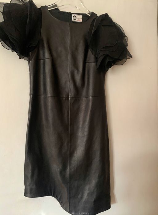 Кожена рокля Lanvin размер 36