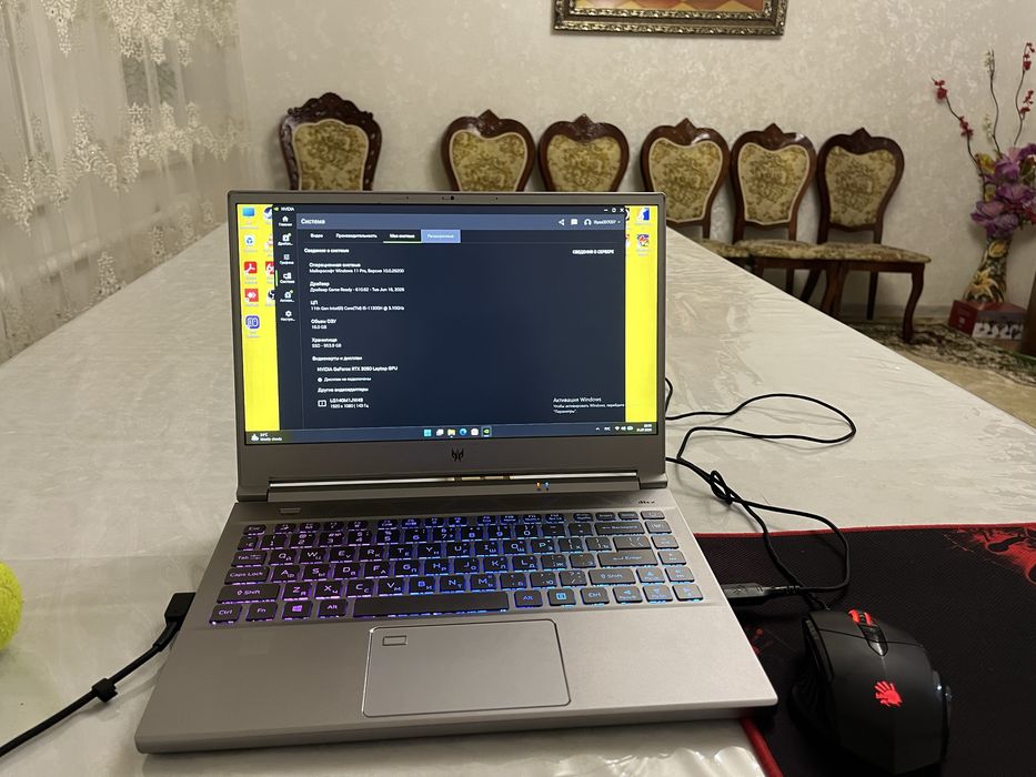 Игровой ноутбук acer