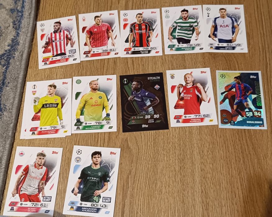 Футболни карти match attack 25/26