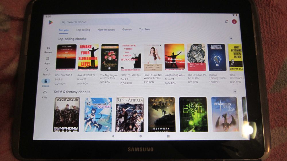 Tableta Samsung N8000,  cartela telefon, android 9