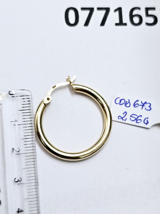 Vand cercei din aur 14 k 2.56 g cod 673