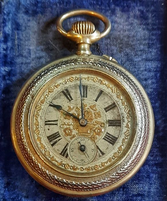Старинен Швейцарски джобен часовник