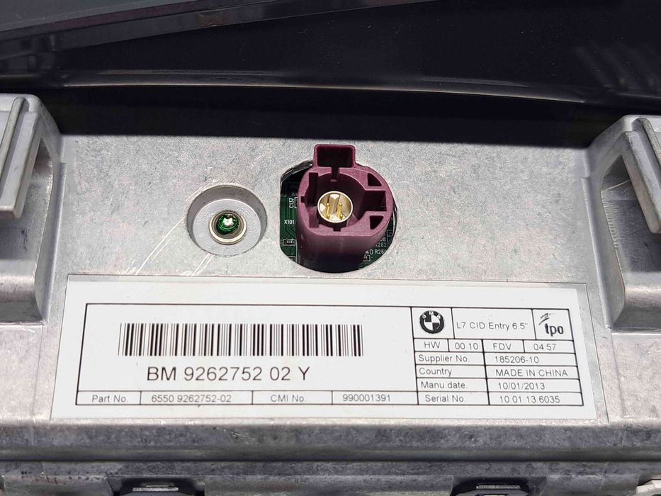 Display bord Bmw 1 (F21) [Fabr 2012-2017] 9262752-02