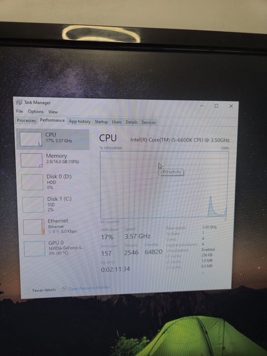 Vand PC Gaming Complet I5-6600K, GTX 1060 6GB