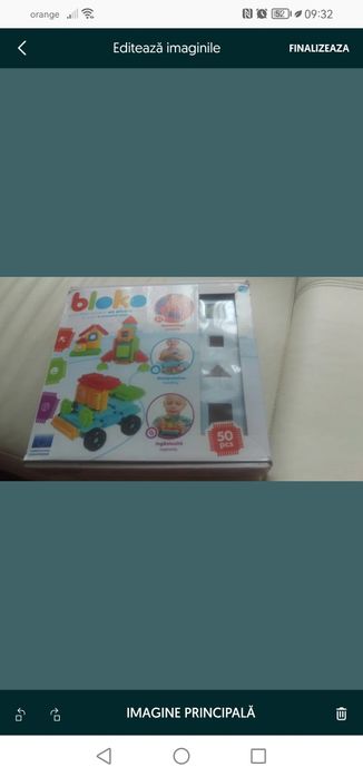 Joc creativ 50 piese pentru copii BLOKO