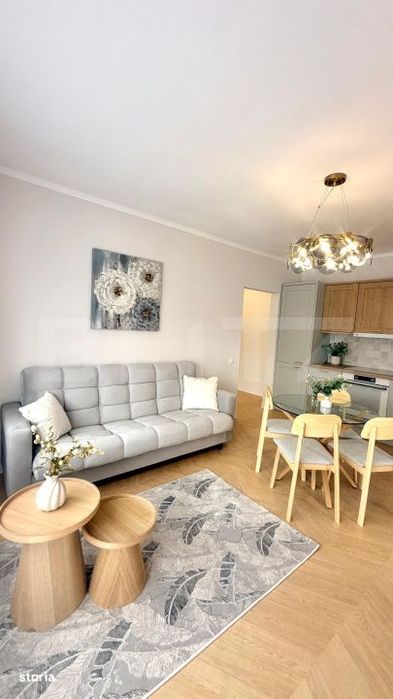 Apartament nou, semidecomandat, 3 camere, parcare subterana, zona Terr — fotografia 3