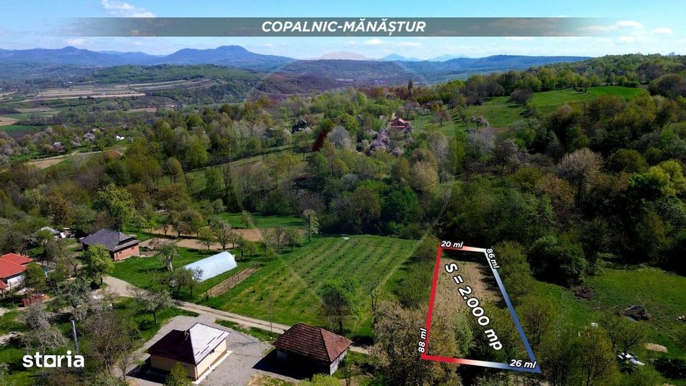 Teren de vanzare langa padure Copalnic Manastur