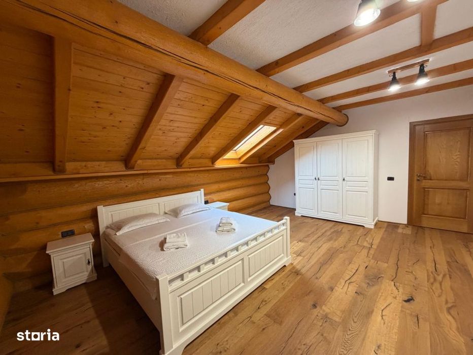 Cabana exclusivista din lemn rotund, 5500mp teren, Sucevita