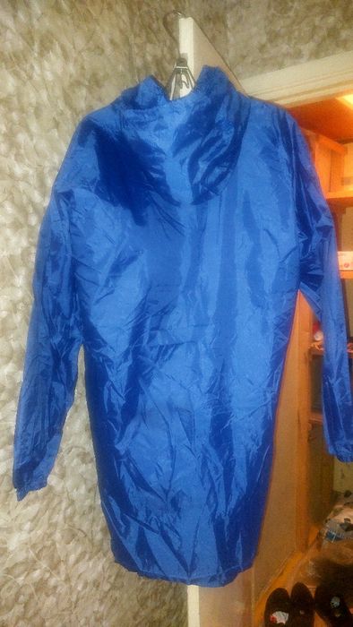 Плащь дождевик синий
