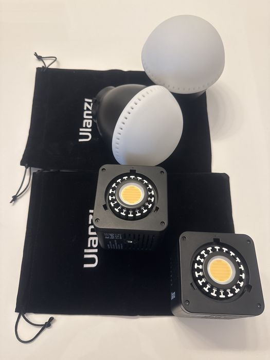Vand kit 2 lumini studio ulanzi led. Plus geanta dedicata
