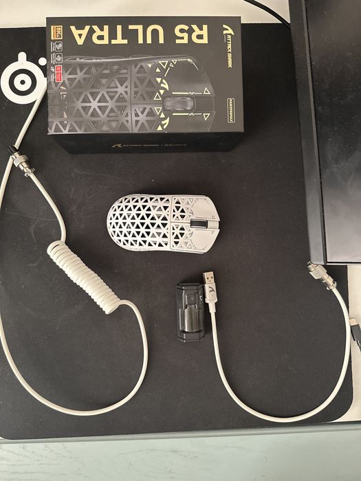мышка attack shark r5 ultra white