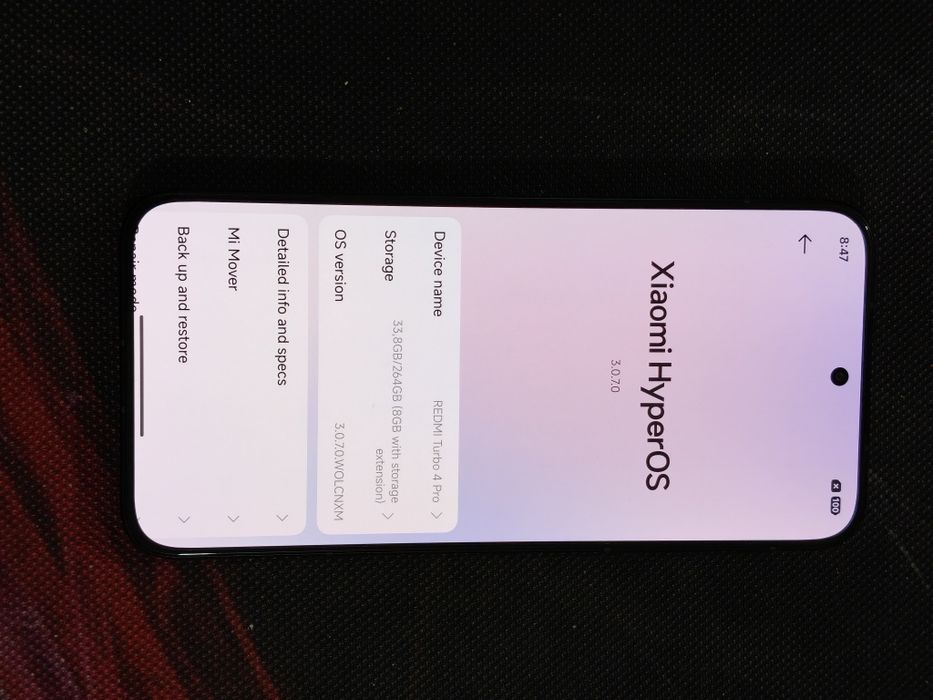 REDMI TURBO 4 PRO. black 16.256 gb