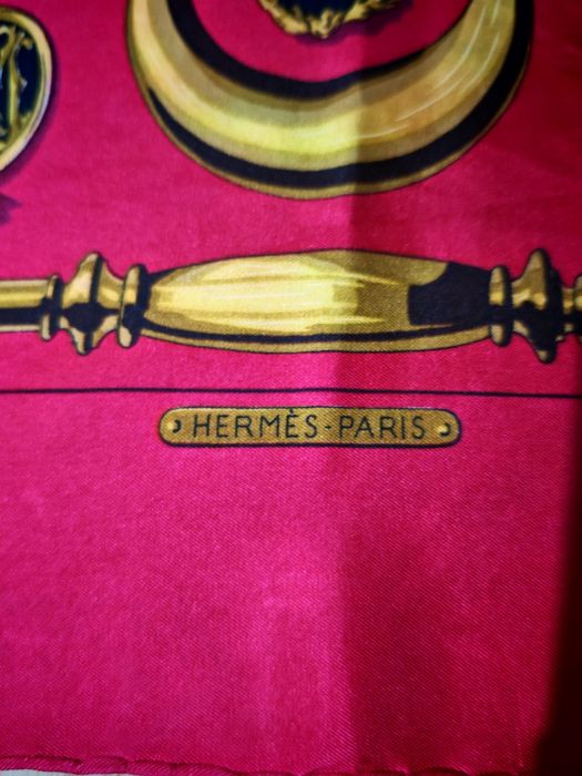 Eșarfă Hermes mătase naturală