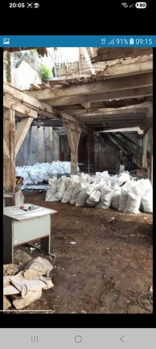 Debarasam apartamente gospodarii, moloz polistiren etc..