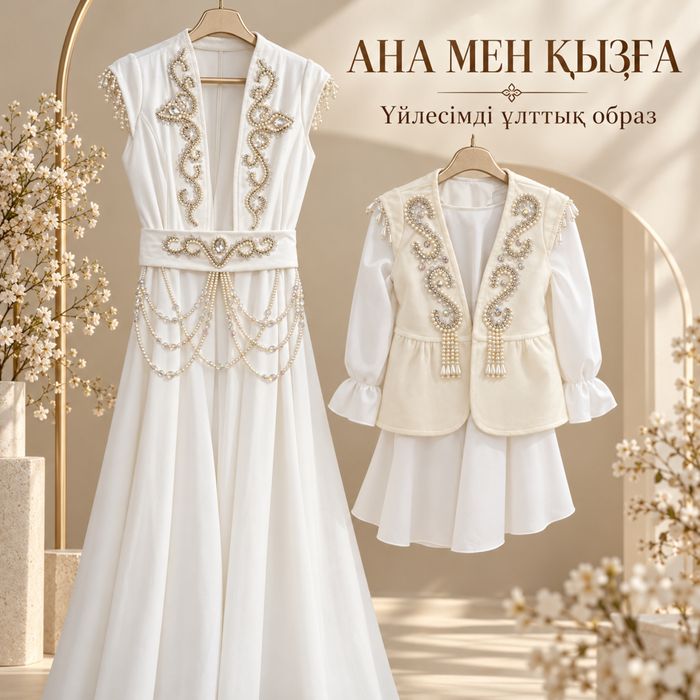 Ана мен қызға арналған киімдер