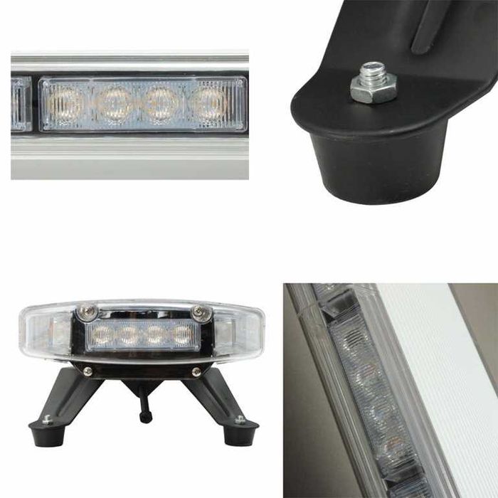 100 см LED диодна аварийна сигнална лампа за таван 12-24V маяк, буркан