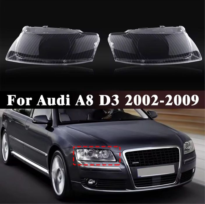 sticla far audi a8 D3 2002-2009