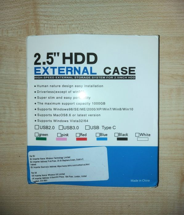 Продам кейс для жесткого диска usb 3.0