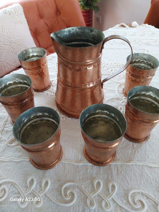 Сервиз от кована мед