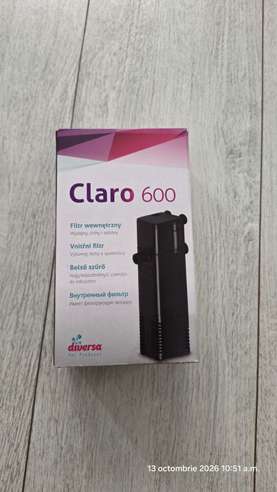 Filtru intern pentru acvariu Diversa Claro 600 80L