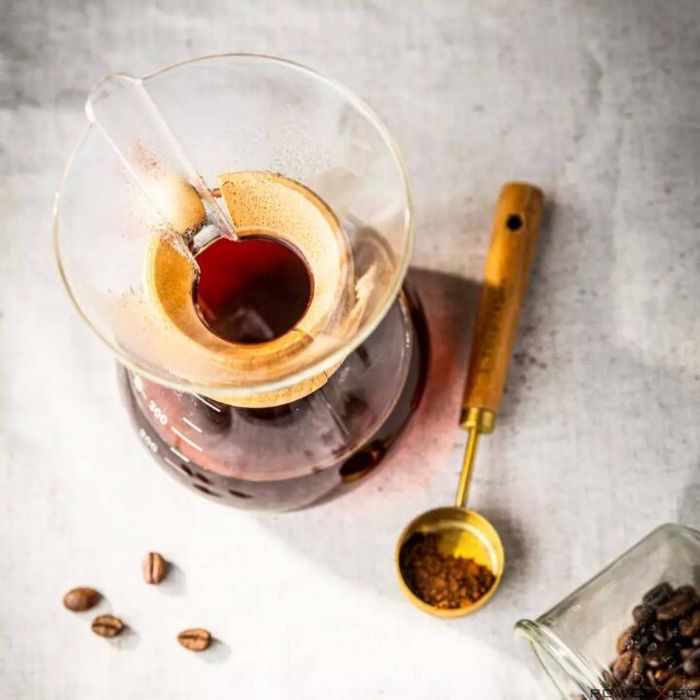 Recipient pentru cafea din sticla, 10 filtre, capacitate 400 ml,