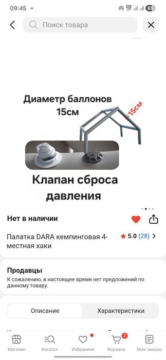 Палатка размер 3x2 ... высота 2м
