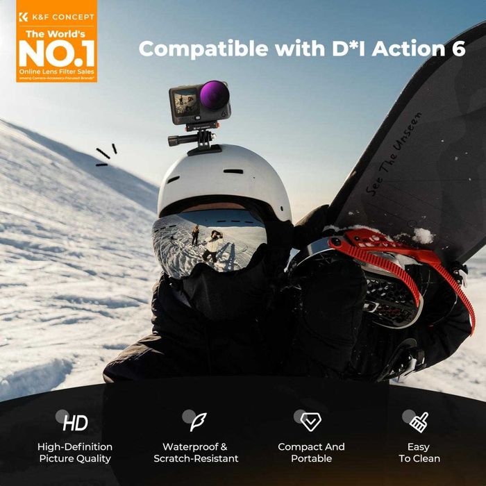 UV CPL ND Филтри K&F Concept за DJI Osmo Action 6