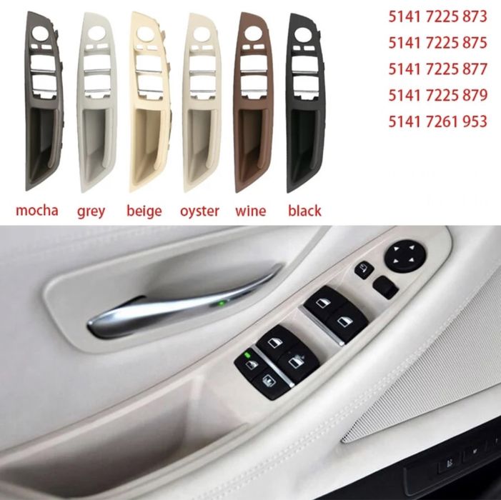 Maner sofer usa bej crem deschis Oyster rabatare oglinzi Bmw F10 F11