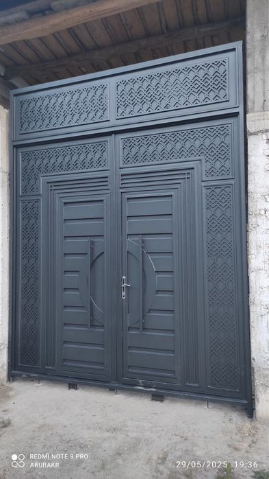 Temir darvoza eshik perilla naves zina yasash xizmati tez va sifatli