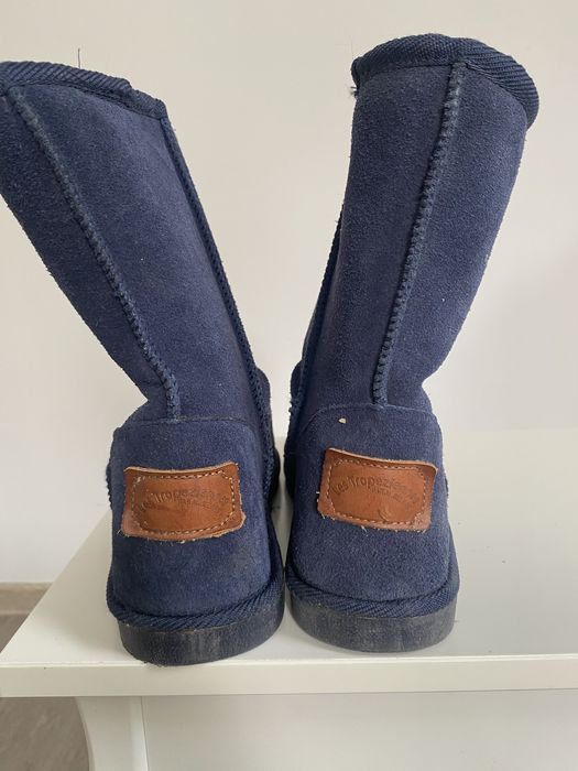 Cizme imblanite de catifea