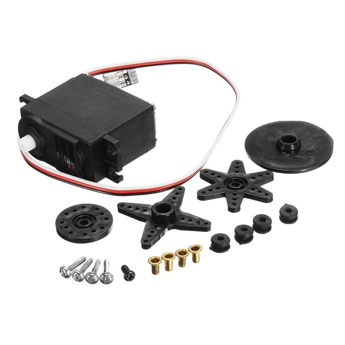 Servomotor navomodel 6kgf jx  servo carma angrenaje plastic