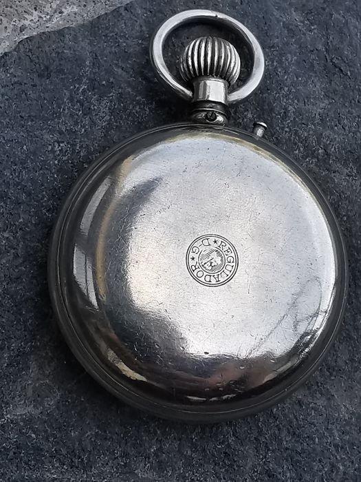 Ceas de buzunar Prodige Patent - Hunter - Otel - 57 mm