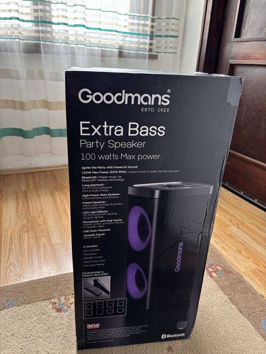 Goodmans Extra Bass Party Speaker