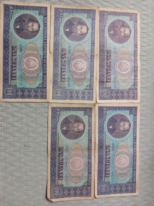 Bacnote 100 lei Bălcescu