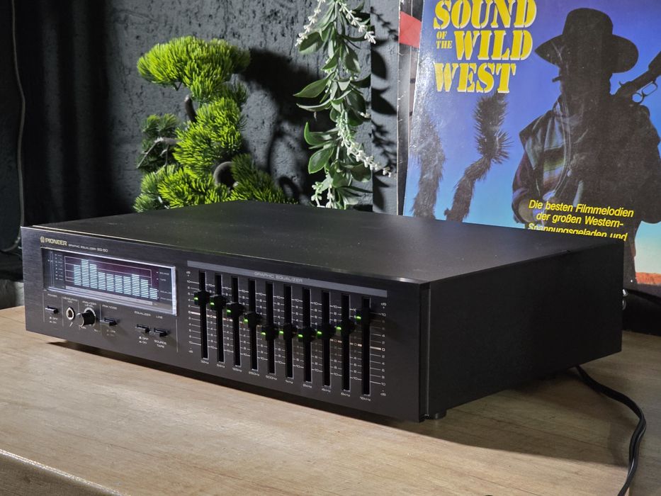 Egalizator PIONEER SG-50, retro hifi audio stereo,  10 band, made in Japan