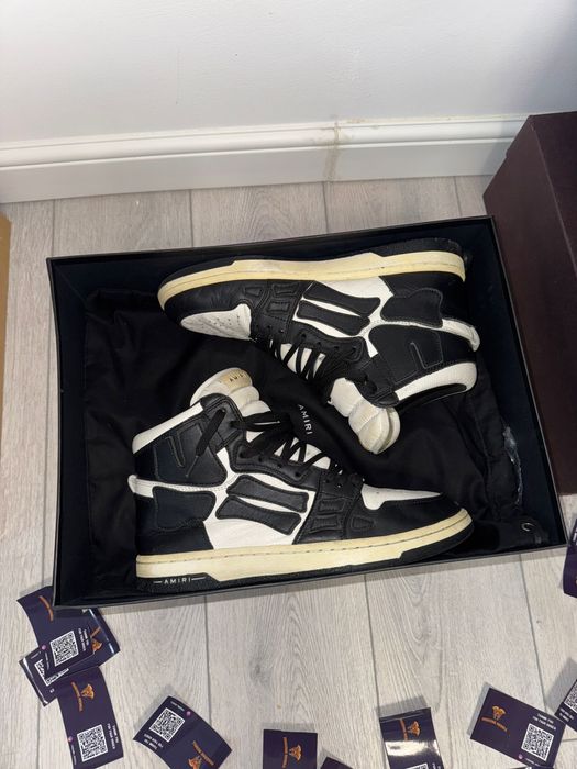 Amiri Skeleton High Black Autentici