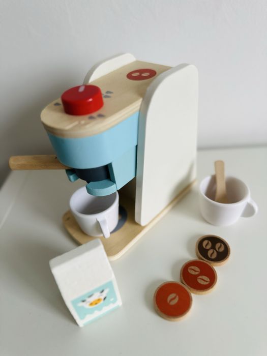 Cafetiera Espressor Cafea din lemn