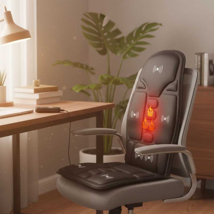 Масажна седалка с подгряване – комфорт и облекчение за тялото