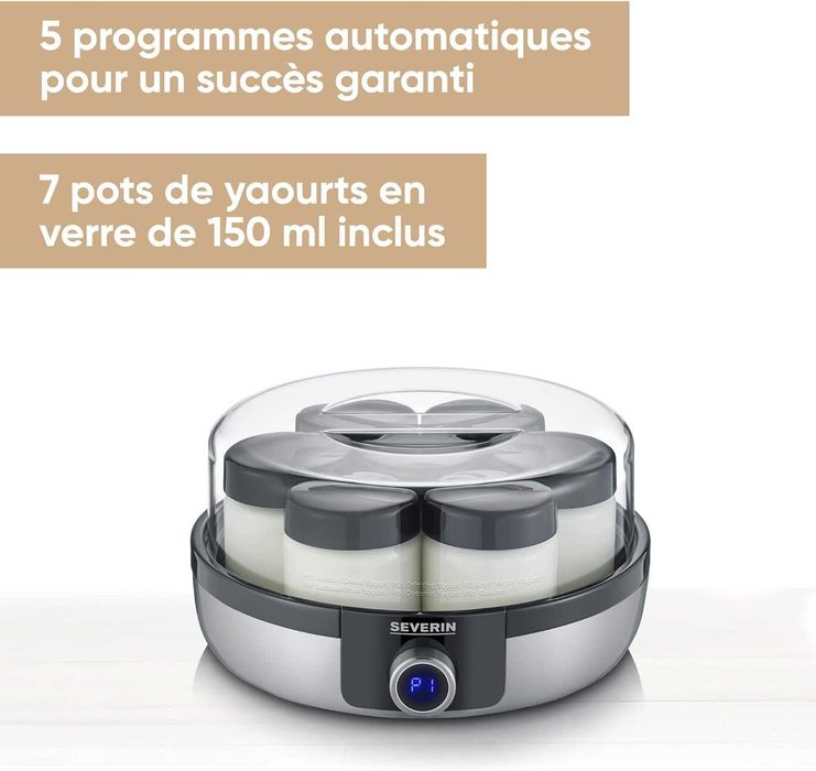 ПРОМО Нов 2г Гаранция Уред за Кисело мляко Severin (JG 3521)